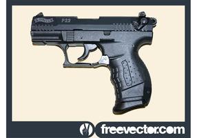 Walther P22 pistool vector