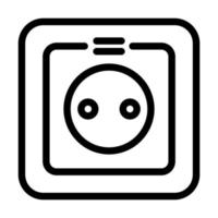 dc power lijn pictogram vectorillustratie vector