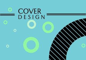 blauwe vlakke stijl achtergrond met abstracte geometrische elementen. ontwerp voor omslagboekrapporten, tijdschriften vector