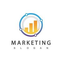 ontwerpsjabloon voor digitale marketinglogo vector