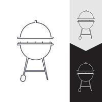 barbecue pictogram vectorillustratie vector