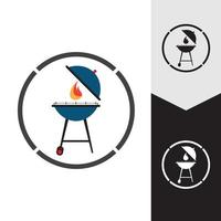 barbecue pictogram vectorillustratie vector