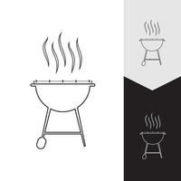 barbecue pictogram vectorillustratie vector