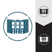 bindmiddel eenvoudig. office map pictogram vector