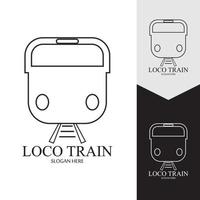 trein pictogram vector achtergrond