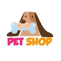 schattig logo voor uw dierenwinkel vector