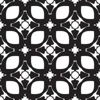 geometrische naadloze zwart-witte achtergrond. geometrie. patroon. vector