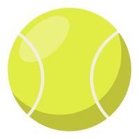 Tennisbal. vectorillustratie. vector