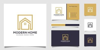 huis logo ontwerp sjabloon vector