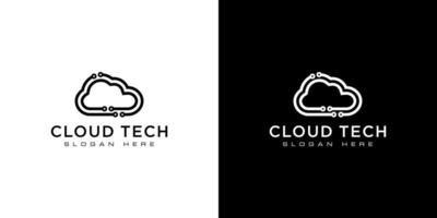 cloud technologie vector sjabloon