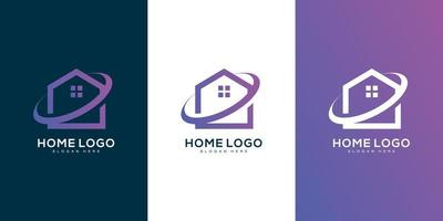 huis logo ontwerp sjabloon vector