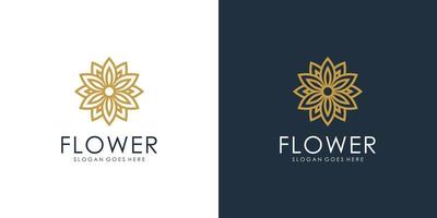 natuur bloem logo premium vector
