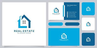 modern huis of huis logo vector ontwerpconcept