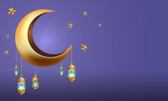 ramadan kareem banner achtergrondontwerp illustratie vector