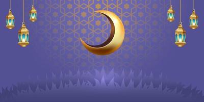 ramadan kareem banner achtergrondontwerp illustratie vector