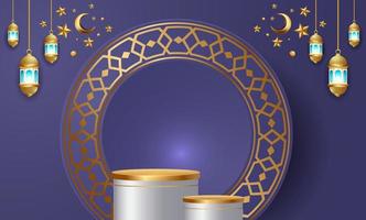 ramadan kareem banner achtergrondontwerp illustratie vector