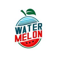 watermeloen, zomer vector