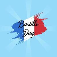 Bastille-dagillustraties voor Bastille-dagvieringen, posters, wenskaarten, posts op sociale media en meer vector