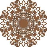 gouden element luxe koninklijk ornament cirkelvormig bloemen victoriaans vector