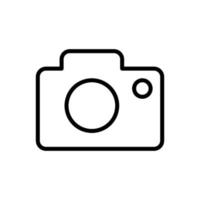 eenvoudig camerapictogram vector