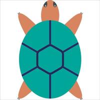 kinderen cartoon ontwerp schildpad dier vector