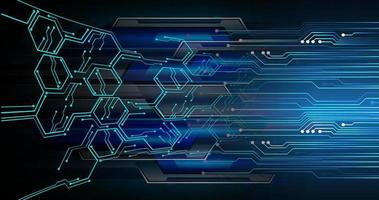 cyber circuit toekomstige technologie concept achtergrond vector