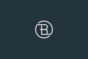 eerste letter b logo ontwerp vector sjabloon