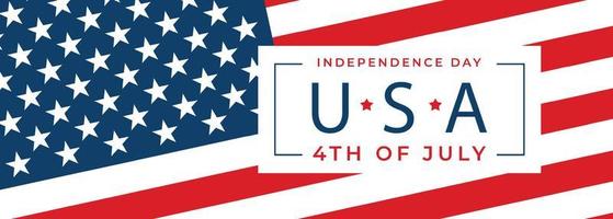 gelukkige onafhankelijkheidsdag van de VS voor een feestelijke nationale verjaardag van de VS, op 4 juli vector