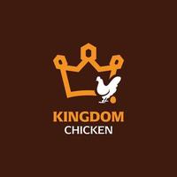 koning kip logo vector
