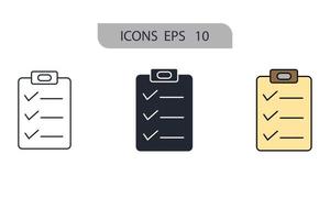 educatieve programmapictogrammen symbool vectorelementen voor infographic web vector