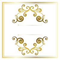 vector damast vintage barokke scroll ornament swirl. Victoriaanse monogram heraldische schild swirl.retro bloemen blad patroon grens gebladerte antieke acanthus kalligrafie gegraveerde tatoeage. tegel decor element