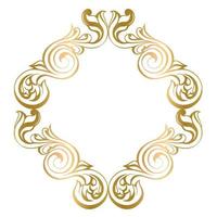 vector damast vintage barokke scroll ornament swirl. Victoriaanse monogram heraldische schild swirl.retro bloemen blad patroon grens gebladerte antieke acanthus kalligrafie gegraveerde tatoeage. tegel decor element