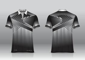 poloshirt uniform ontwerp voor buitensporten vector