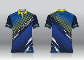 poloshirt uniform ontwerp voor buitensporten vector