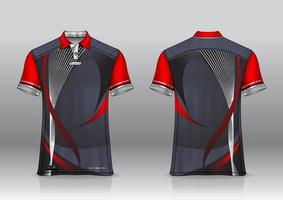 poloshirt uniform ontwerp voor buitensporten vector