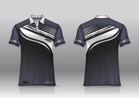 poloshirt uniform ontwerp voor buitensporten vector