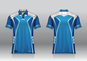 poloshirt uniform ontwerp voor buitensporten vector