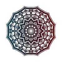 abstract rond decoratief ontwerp. cirkelvormige decoratie. eenvoudige mandala voor web- of printelement vector