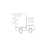 vrachtwagen pictogram vector illustratie ontwerp