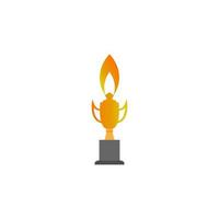 trofee pictogram vector illustratie ontwerp