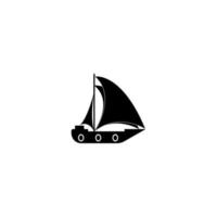 schip pictogram vector illustratie