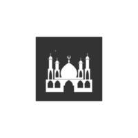 moskee pictogram logo afbeelding vectorillustratie vector