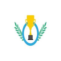 trofee pictogram vector illustratie ontwerp