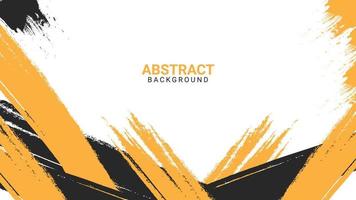 abstracte achtergrond met gele en zwarte vuile grungetextuur vector