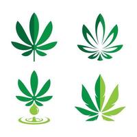 cannabis logo afbeeldingen illustratie vector