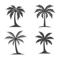 palmboom logo afbeeldingen illustratie