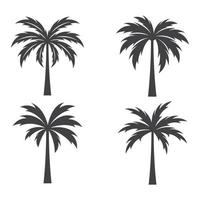palmboom logo afbeeldingen illustratie vector
