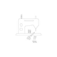 naaimachine pictogram afbeelding vectorillustratie vector