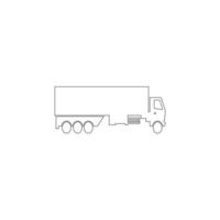 vrachtwagen pictogram vector illustratie ontwerp