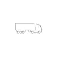 vrachtwagen pictogram vector illustratie ontwerp